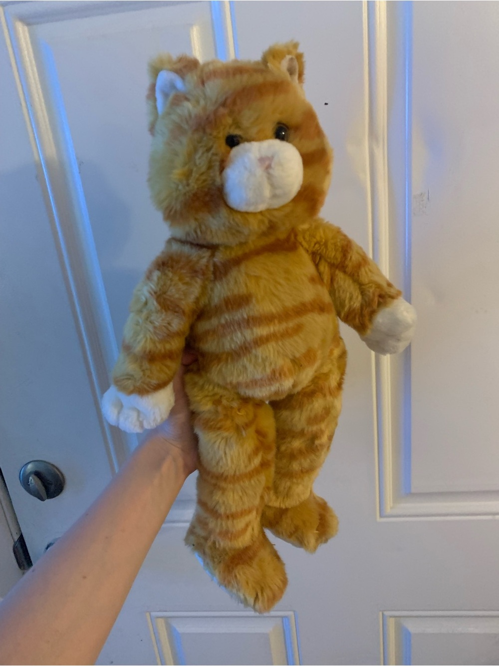 Build-A-Bear BAB Vintage 1997 Floppy Kitty Cat Striped Orange Tabby